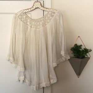 Free People Gauze Top